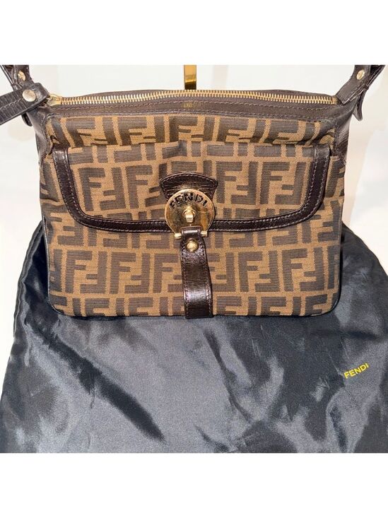 Fendi Handbags - Fendi Chef Zip Crossbody Bag
